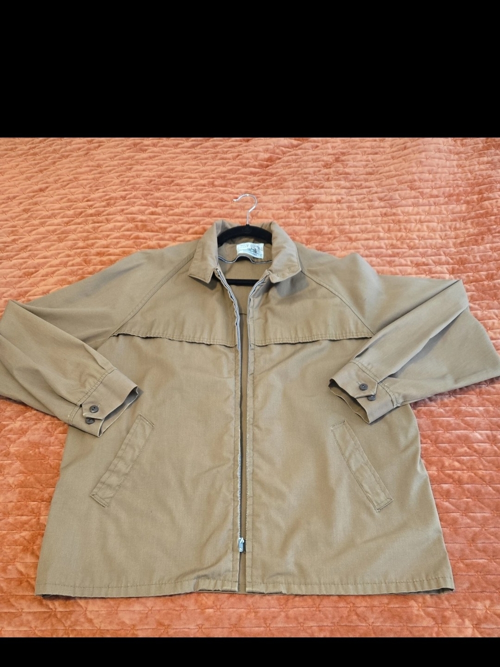 Vtg 1960s Pacific Trail Sportswear Drizzler Harrington Jacket Men's 48 XL USA ..